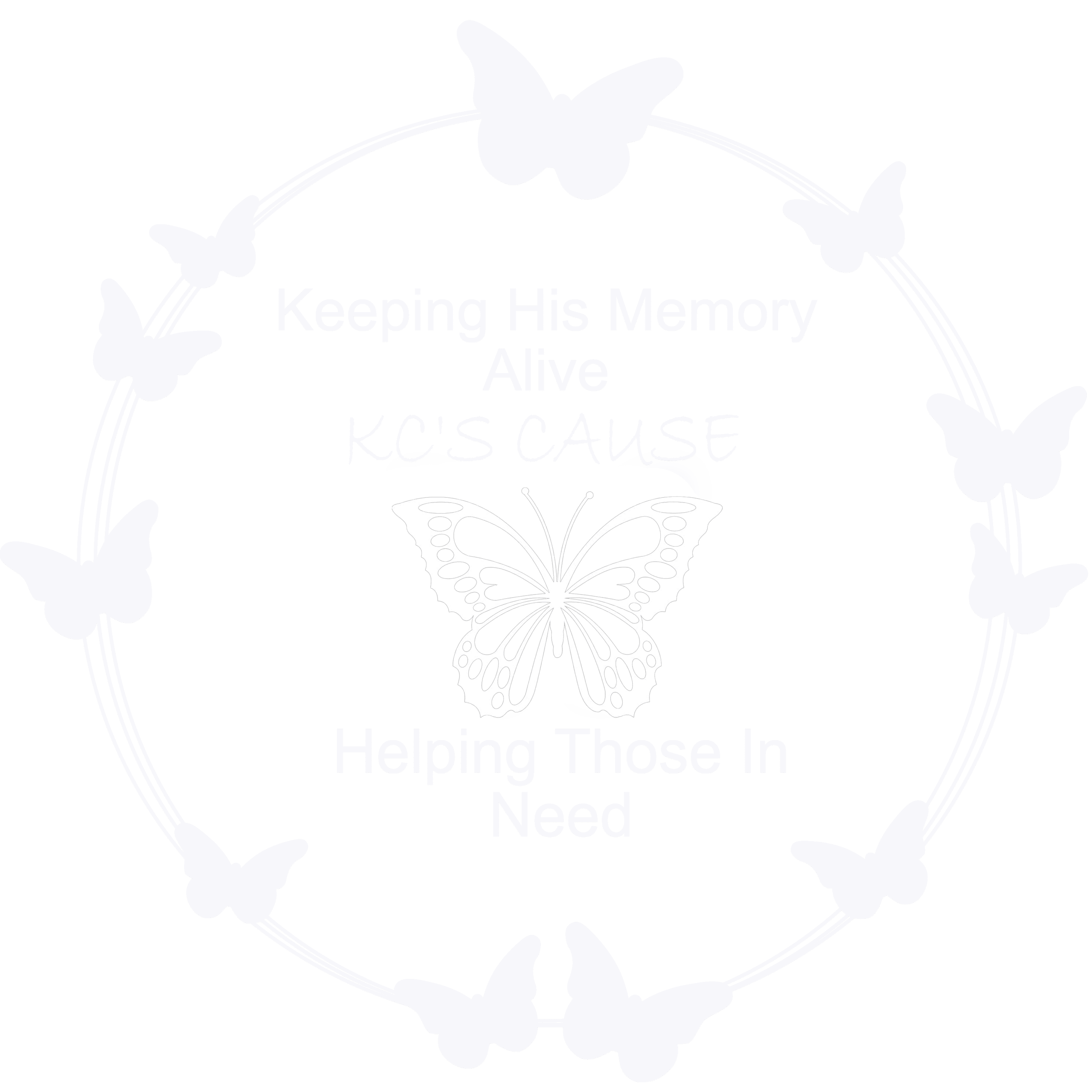 KC's Cause Logo all white